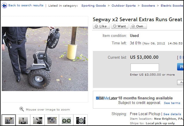 Town Says Sayonara To Segways
