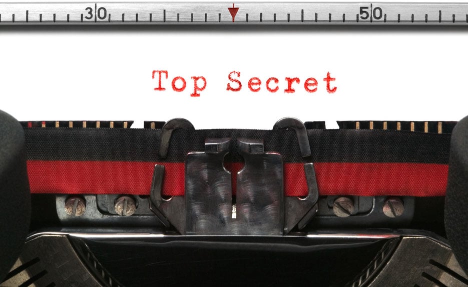 Typewriter Top Secret